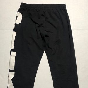 Black pink Victoria secret sweat pants